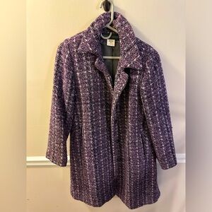 Harve Bernard Twead Blend Peacoat Vintage